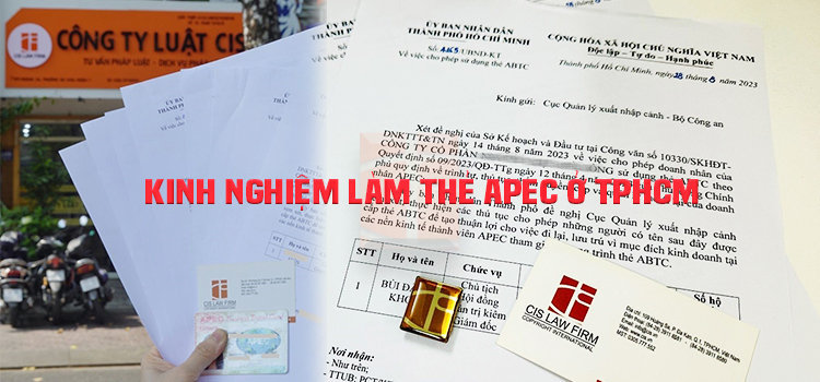 Kinh nghiệm làm thẻ APEC ở Tp. Hồ Chí Minh mới nhất 2023